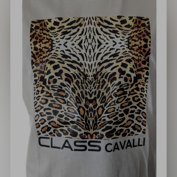 🔥 Roberto Cavalli Class Leopard Print Logo T-Shirt Multiple Sizes - Picture 3 of 16